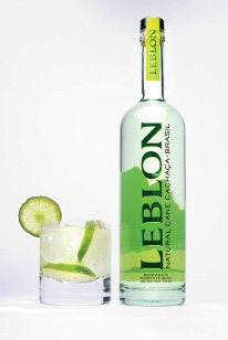 Leblon Bottle with Caipirinha Photo.tif